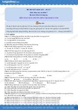 Đề thi giữa học kì 1 KHTN 7 Chân trời sáng tạo - Đề số 7